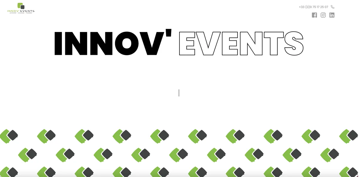 Site vitrine de Innov'Event agence evenementiel premiere en france
